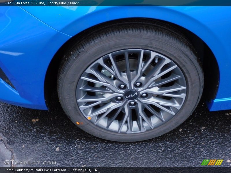 Sporty Blue / Black 2022 Kia Forte GT-Line