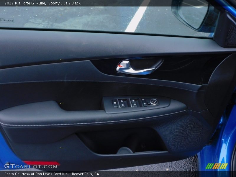 Sporty Blue / Black 2022 Kia Forte GT-Line