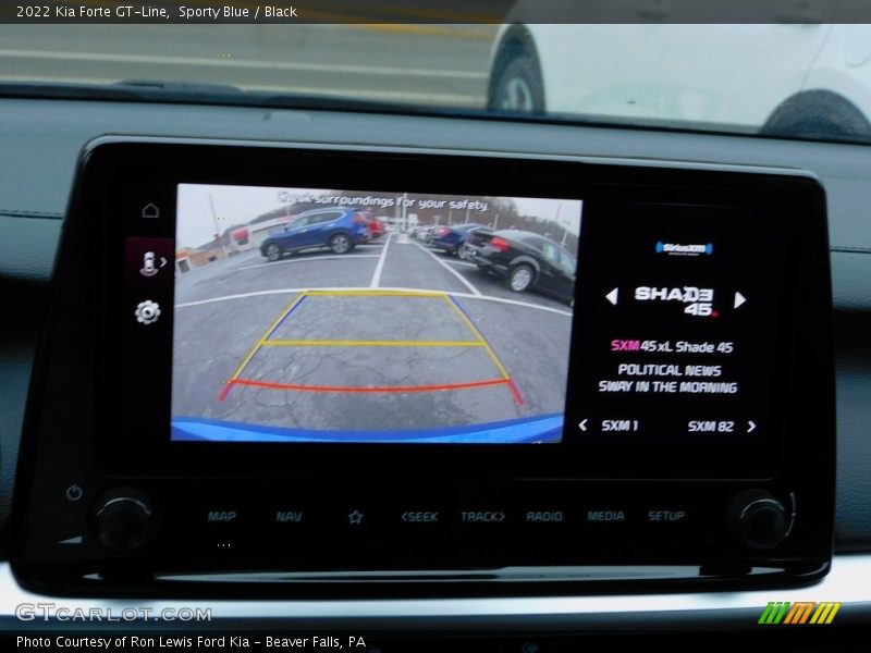 Sporty Blue / Black 2022 Kia Forte GT-Line