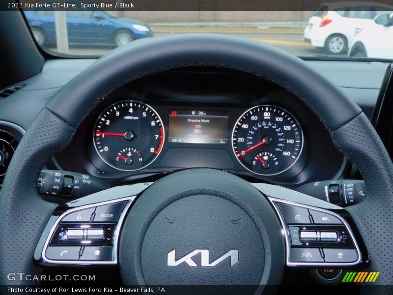 Sporty Blue / Black 2022 Kia Forte GT-Line