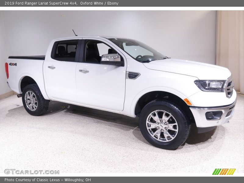 Oxford White / Ebony 2019 Ford Ranger Lariat SuperCrew 4x4