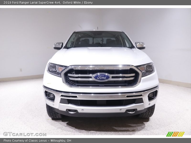 Oxford White / Ebony 2019 Ford Ranger Lariat SuperCrew 4x4