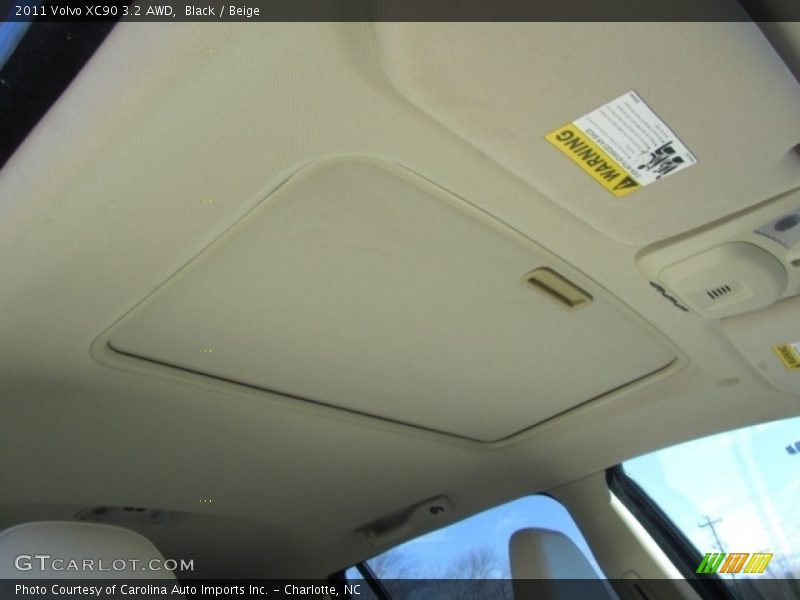 Black / Beige 2011 Volvo XC90 3.2 AWD