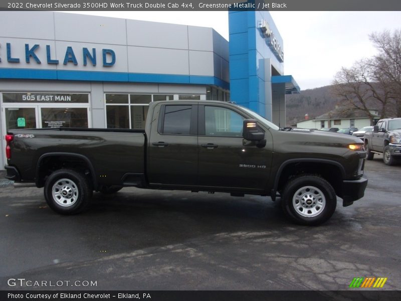Greenstone Metallic / Jet Black 2022 Chevrolet Silverado 3500HD Work Truck Double Cab 4x4