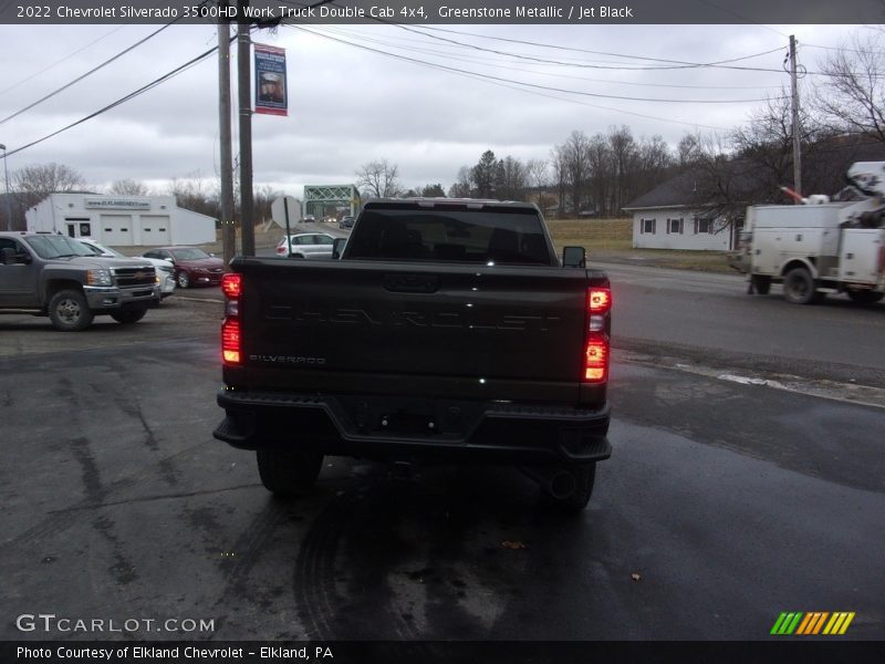 Greenstone Metallic / Jet Black 2022 Chevrolet Silverado 3500HD Work Truck Double Cab 4x4