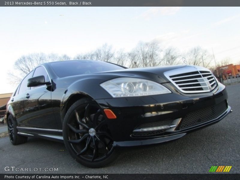 Black / Black 2013 Mercedes-Benz S 550 Sedan