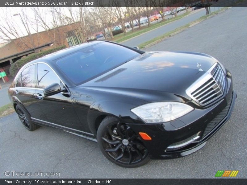 Black / Black 2013 Mercedes-Benz S 550 Sedan