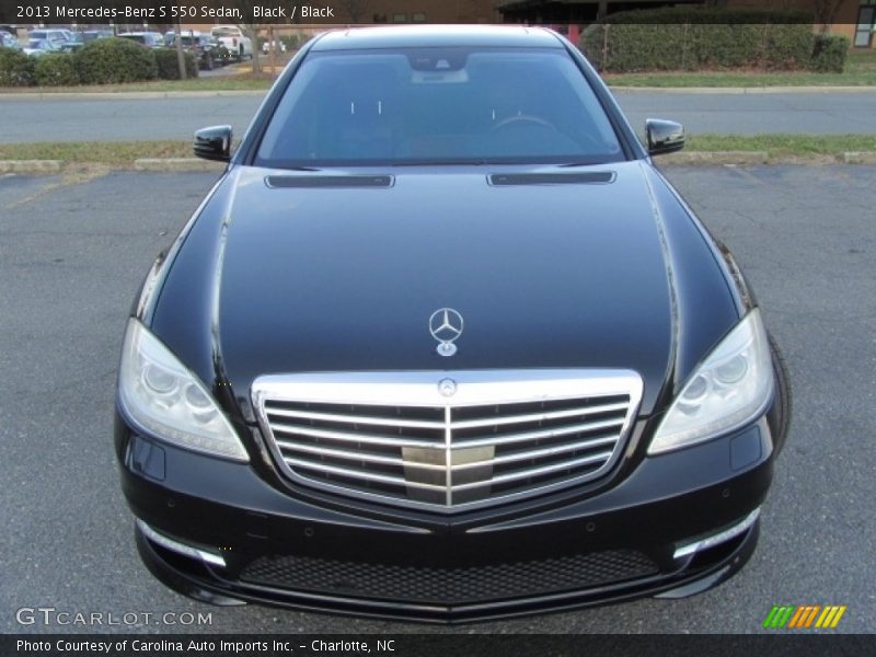 Black / Black 2013 Mercedes-Benz S 550 Sedan