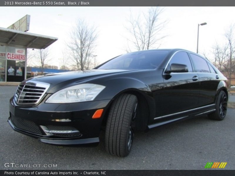 Black / Black 2013 Mercedes-Benz S 550 Sedan