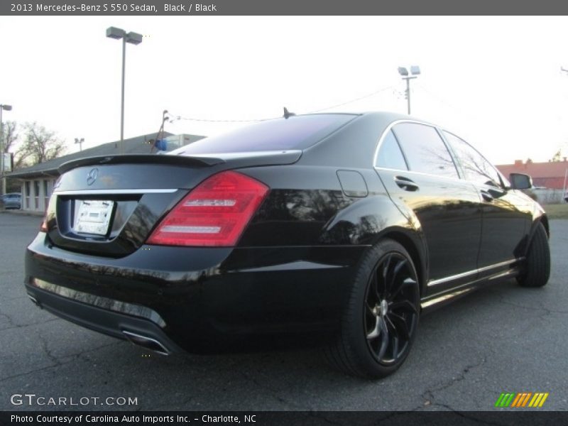 Black / Black 2013 Mercedes-Benz S 550 Sedan