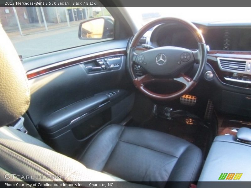 Black / Black 2013 Mercedes-Benz S 550 Sedan