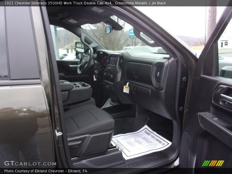 Greenstone Metallic / Jet Black 2022 Chevrolet Silverado 3500HD Work Truck Double Cab 4x4
