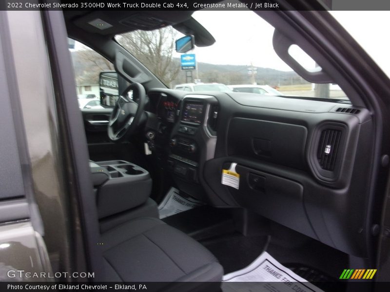 Greenstone Metallic / Jet Black 2022 Chevrolet Silverado 3500HD Work Truck Double Cab 4x4