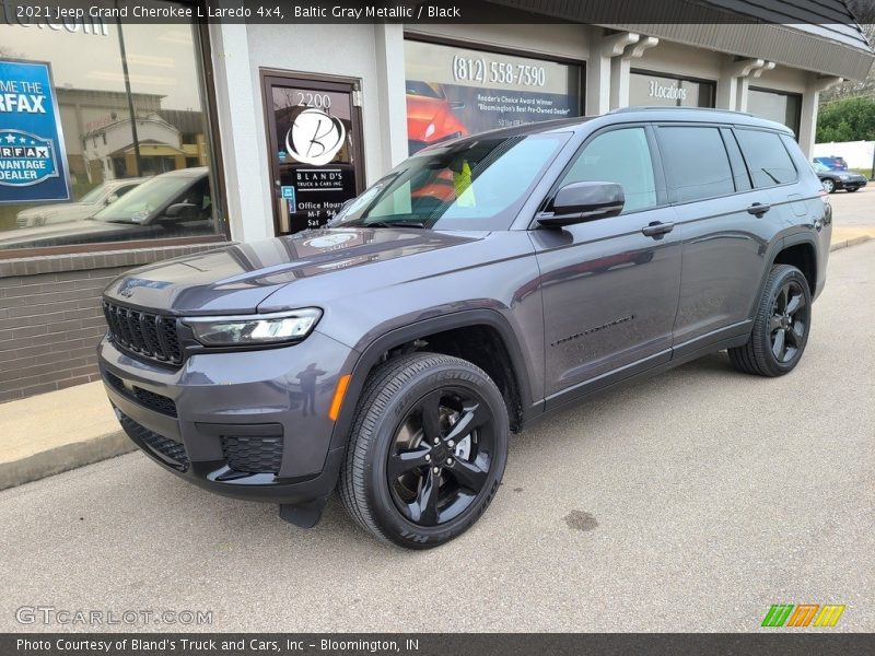 Baltic Gray Metallic / Black 2021 Jeep Grand Cherokee L Laredo 4x4