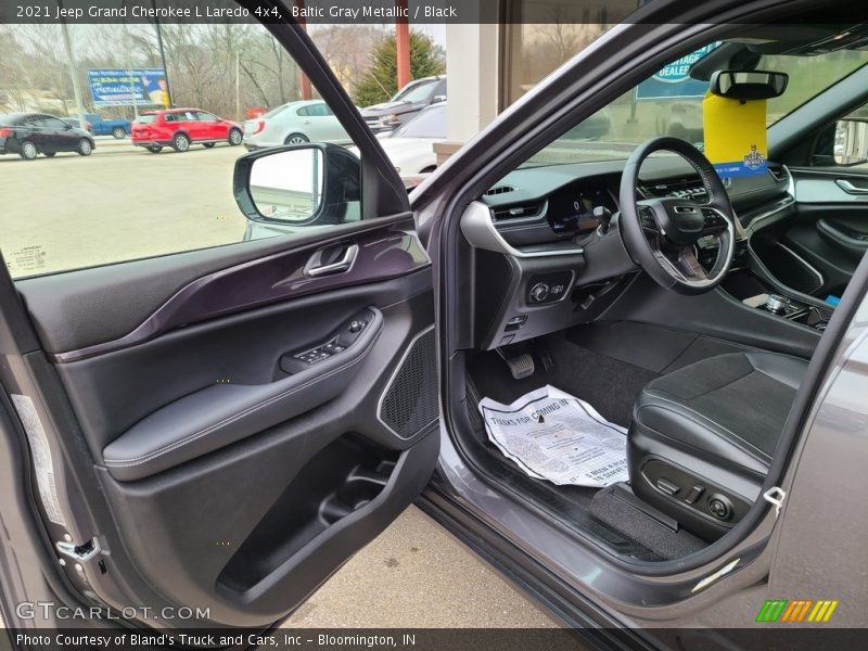 Baltic Gray Metallic / Black 2021 Jeep Grand Cherokee L Laredo 4x4