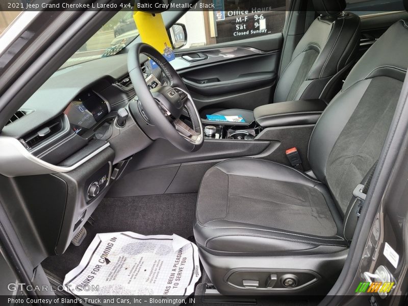 Baltic Gray Metallic / Black 2021 Jeep Grand Cherokee L Laredo 4x4