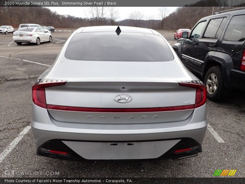 Shimmering Silver Pearl / Black 2020 Hyundai Sonata SEL Plus