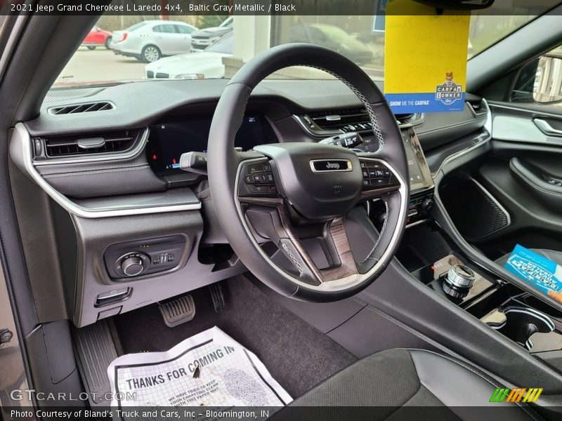 Baltic Gray Metallic / Black 2021 Jeep Grand Cherokee L Laredo 4x4