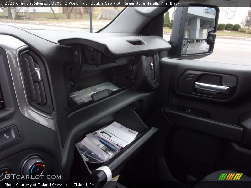 Greenstone Metallic / Jet Black 2022 Chevrolet Silverado 3500HD Work Truck Double Cab 4x4