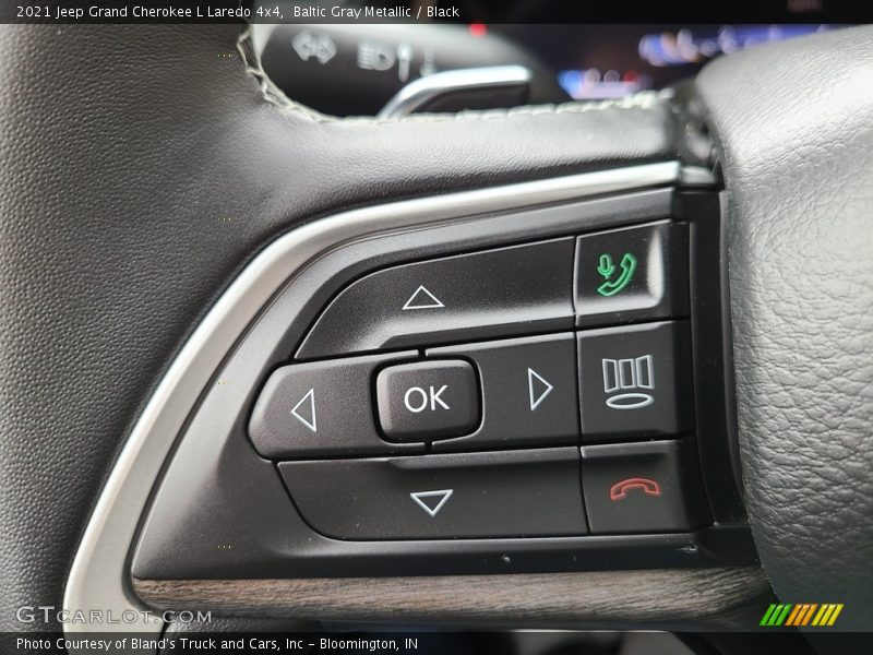 Baltic Gray Metallic / Black 2021 Jeep Grand Cherokee L Laredo 4x4