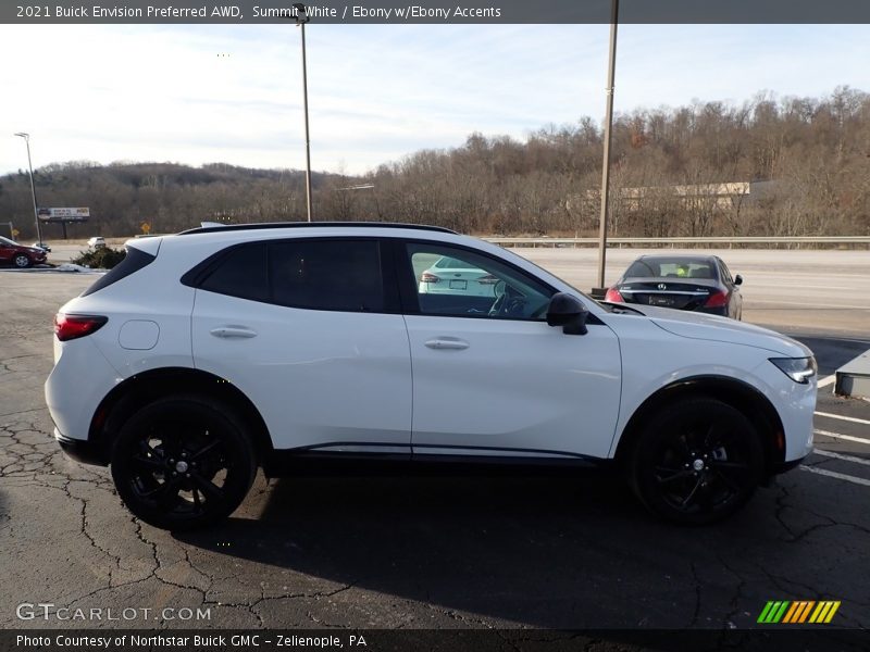 Summit White / Ebony w/Ebony Accents 2021 Buick Envision Preferred AWD