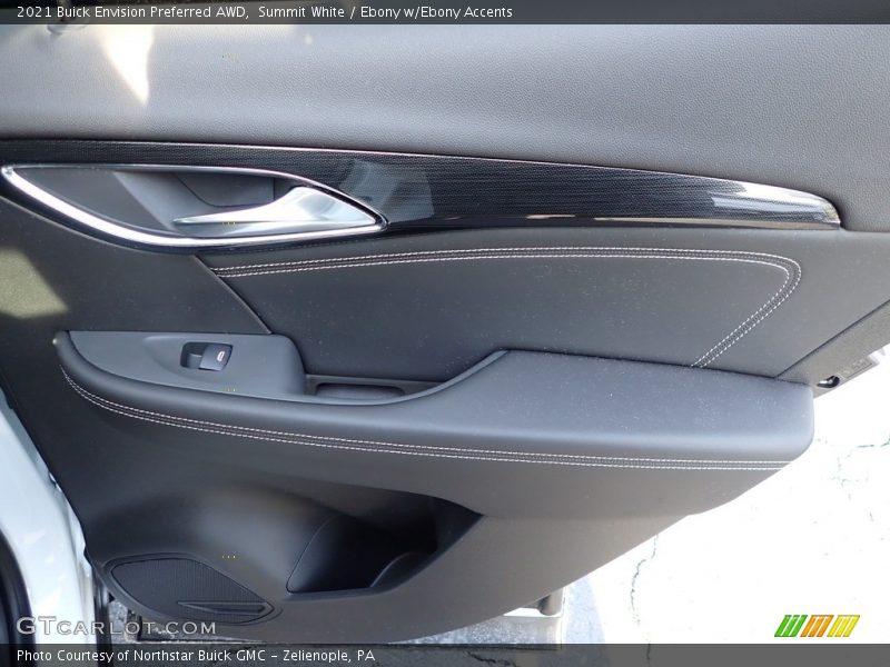 Summit White / Ebony w/Ebony Accents 2021 Buick Envision Preferred AWD