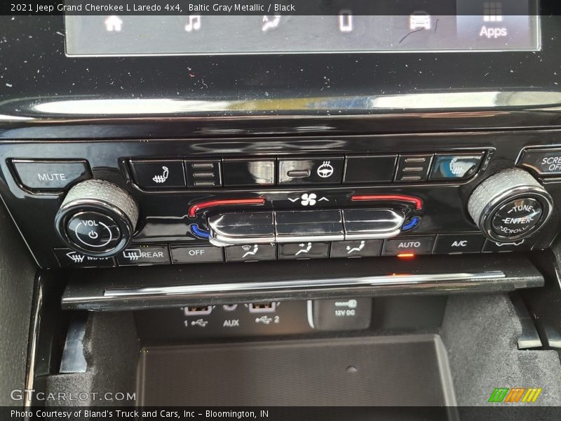 Baltic Gray Metallic / Black 2021 Jeep Grand Cherokee L Laredo 4x4