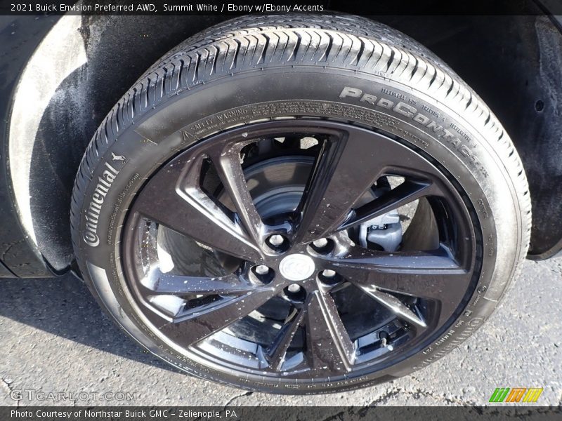 Summit White / Ebony w/Ebony Accents 2021 Buick Envision Preferred AWD