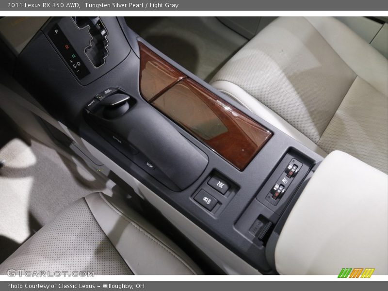 Tungsten Silver Pearl / Light Gray 2011 Lexus RX 350 AWD