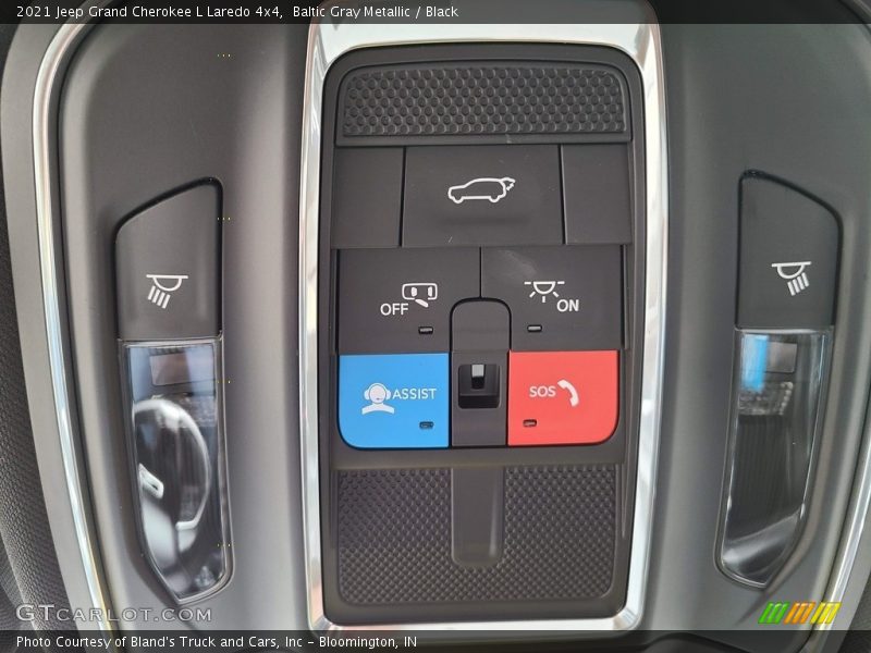 Baltic Gray Metallic / Black 2021 Jeep Grand Cherokee L Laredo 4x4