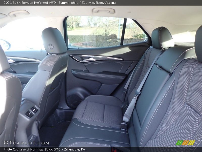 Summit White / Ebony w/Ebony Accents 2021 Buick Envision Preferred AWD