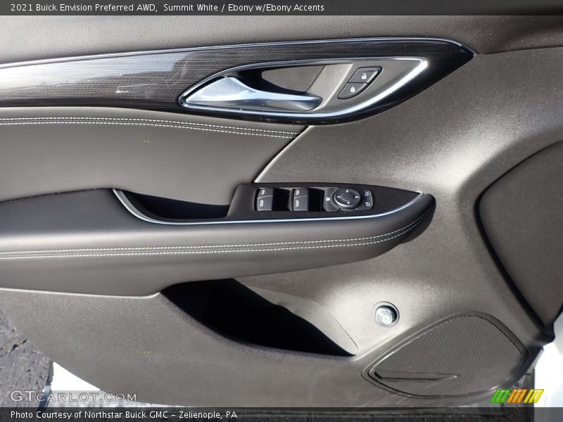 Summit White / Ebony w/Ebony Accents 2021 Buick Envision Preferred AWD
