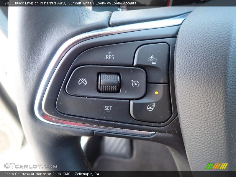 Summit White / Ebony w/Ebony Accents 2021 Buick Envision Preferred AWD