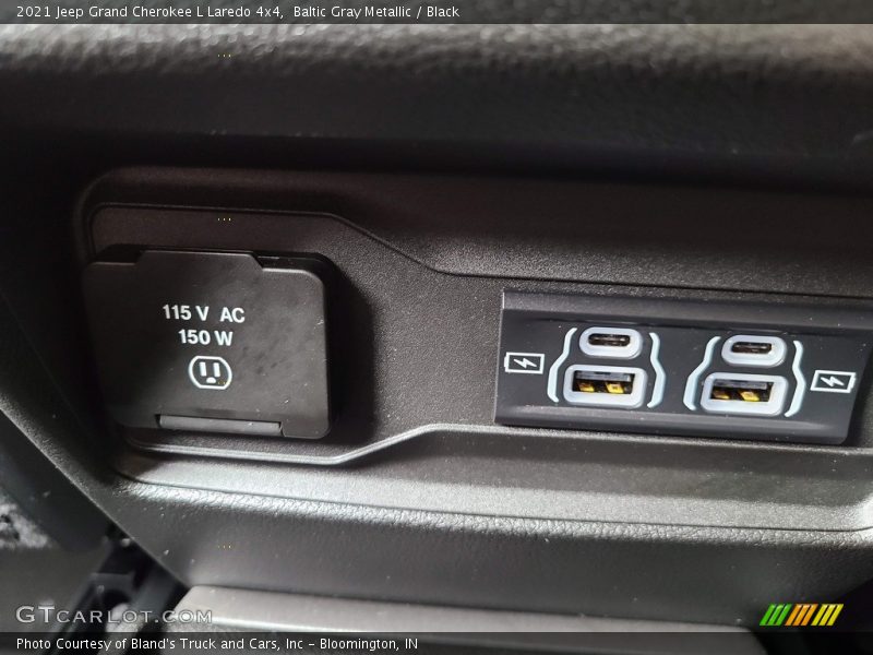 Baltic Gray Metallic / Black 2021 Jeep Grand Cherokee L Laredo 4x4