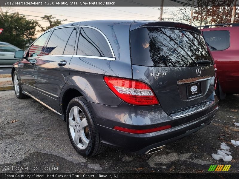 Steel Grey Metallic / Black 2012 Mercedes-Benz R 350 4Matic