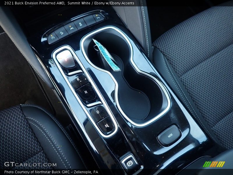 Summit White / Ebony w/Ebony Accents 2021 Buick Envision Preferred AWD