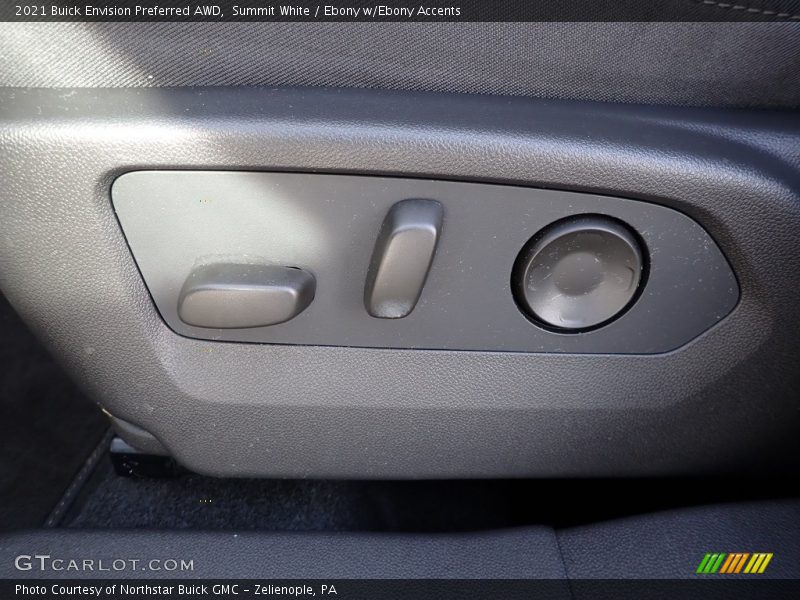 Summit White / Ebony w/Ebony Accents 2021 Buick Envision Preferred AWD