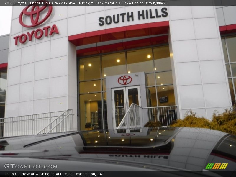 Midnight Black Metallic / 1794 Edition Brown/Black 2021 Toyota Tundra 1794 CrewMax 4x4