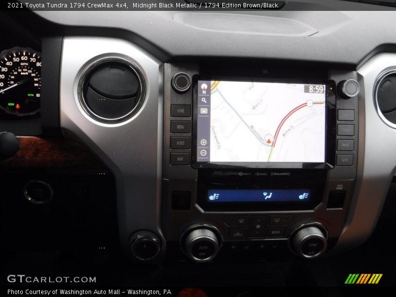 Midnight Black Metallic / 1794 Edition Brown/Black 2021 Toyota Tundra 1794 CrewMax 4x4