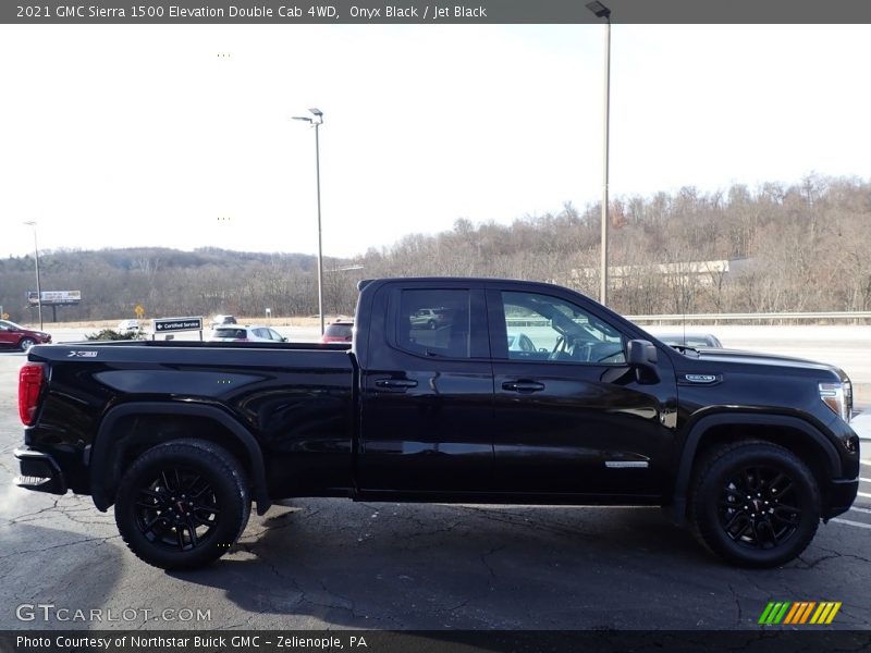 Onyx Black / Jet Black 2021 GMC Sierra 1500 Elevation Double Cab 4WD