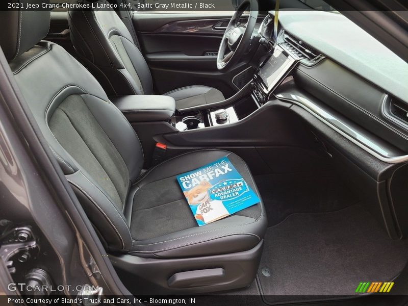 Baltic Gray Metallic / Black 2021 Jeep Grand Cherokee L Laredo 4x4