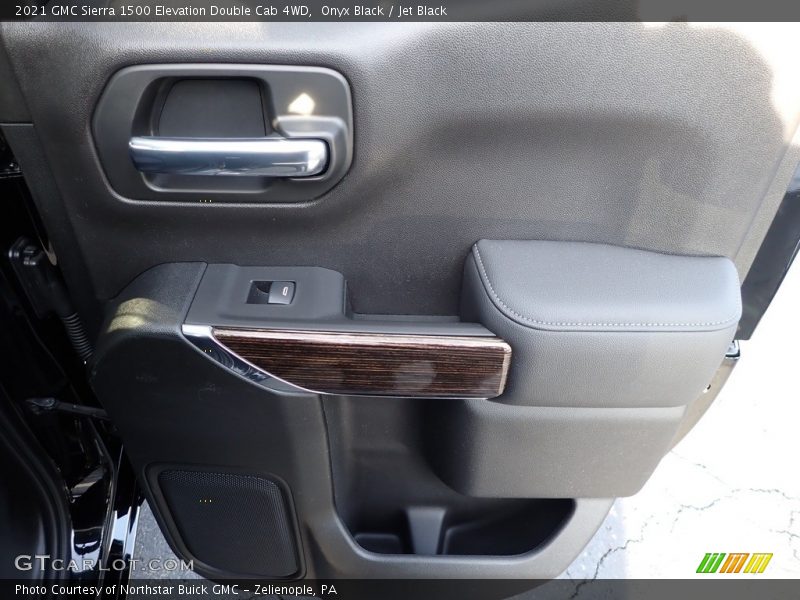 Onyx Black / Jet Black 2021 GMC Sierra 1500 Elevation Double Cab 4WD
