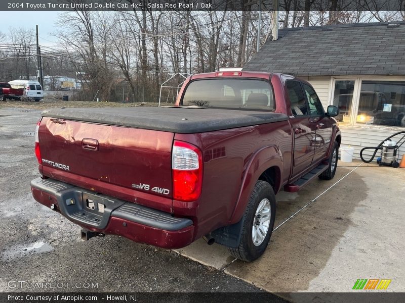 Salsa Red Pearl / Oak 2004 Toyota Tundra Limited Double Cab 4x4