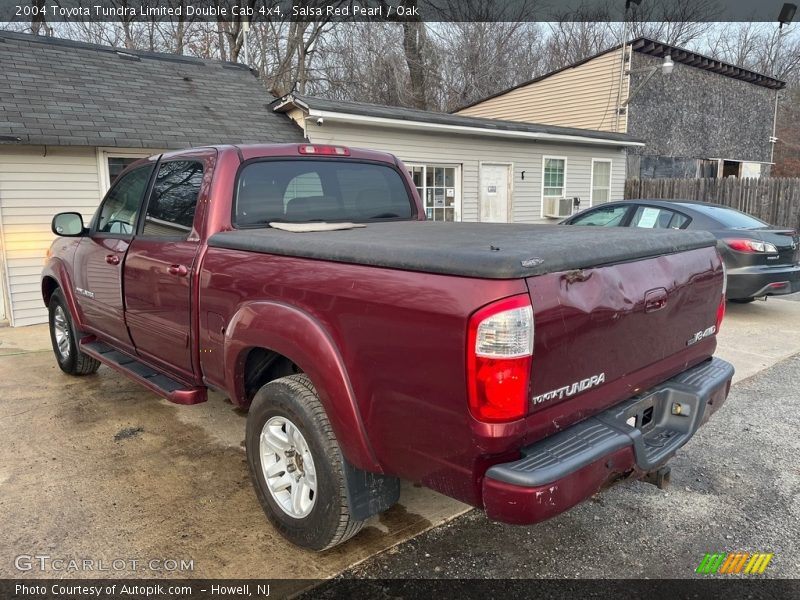 Salsa Red Pearl / Oak 2004 Toyota Tundra Limited Double Cab 4x4