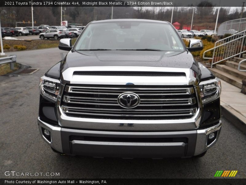 Midnight Black Metallic / 1794 Edition Brown/Black 2021 Toyota Tundra 1794 CrewMax 4x4