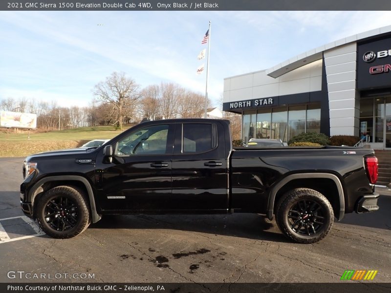 Onyx Black / Jet Black 2021 GMC Sierra 1500 Elevation Double Cab 4WD