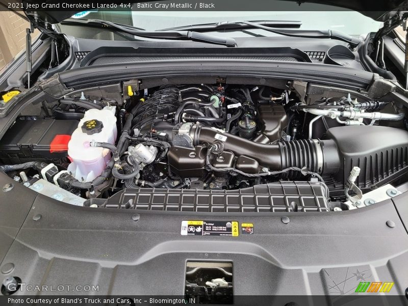 Baltic Gray Metallic / Black 2021 Jeep Grand Cherokee L Laredo 4x4
