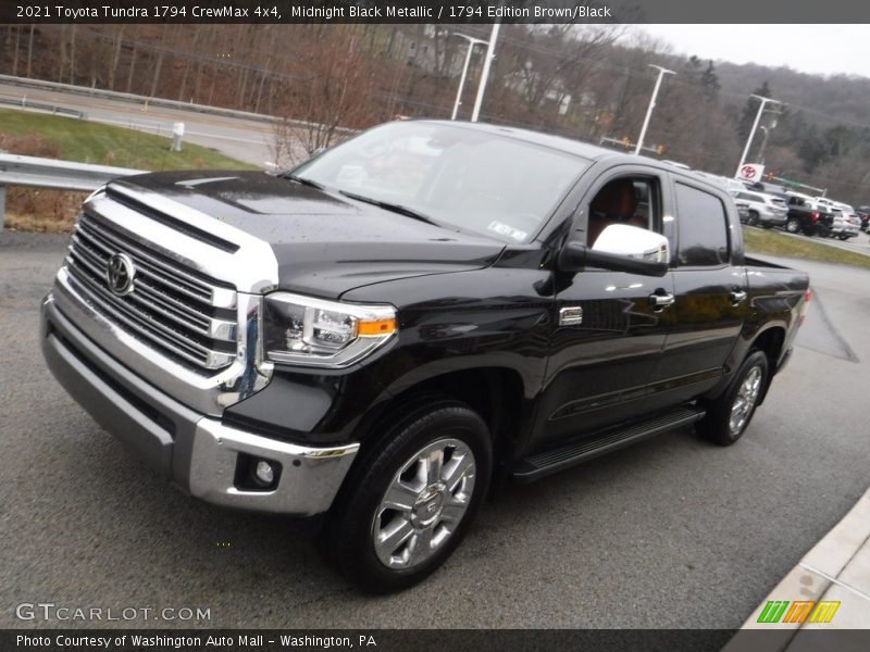 Midnight Black Metallic / 1794 Edition Brown/Black 2021 Toyota Tundra 1794 CrewMax 4x4