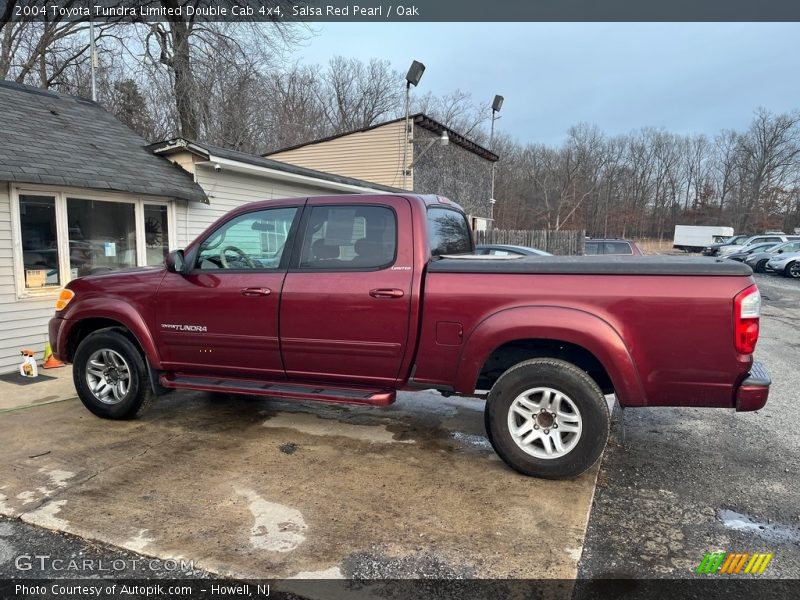 Salsa Red Pearl / Oak 2004 Toyota Tundra Limited Double Cab 4x4