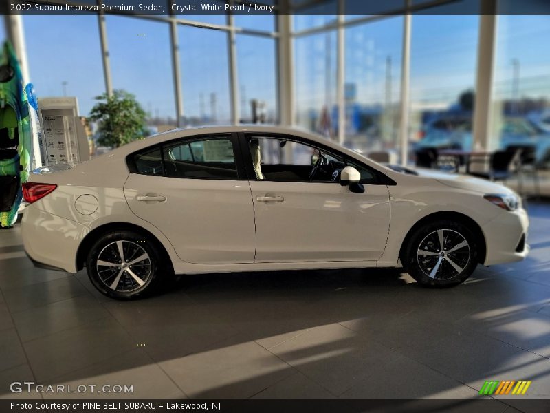 Crystal White Pearl / Ivory 2022 Subaru Impreza Premium Sedan